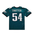Choea P.Eagles #54 Jeremiah Trotter Jr. Mitchell & Ness Green 2000 Legacy Throwback Replica Jersey