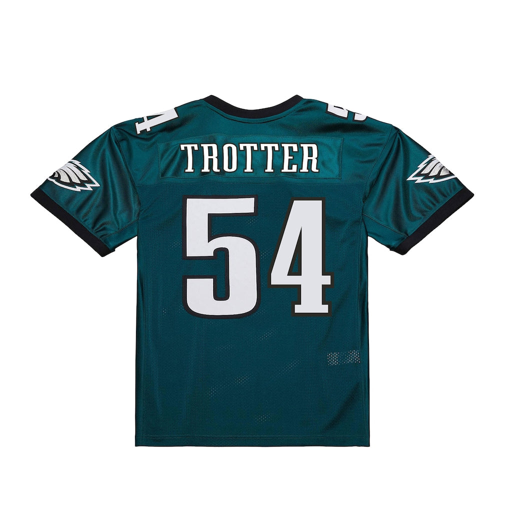 Choea P.Eagles #54 Jeremiah Trotter Jr. Mitchell & Ness Green 2000 Legacy Throwback Replica Jersey