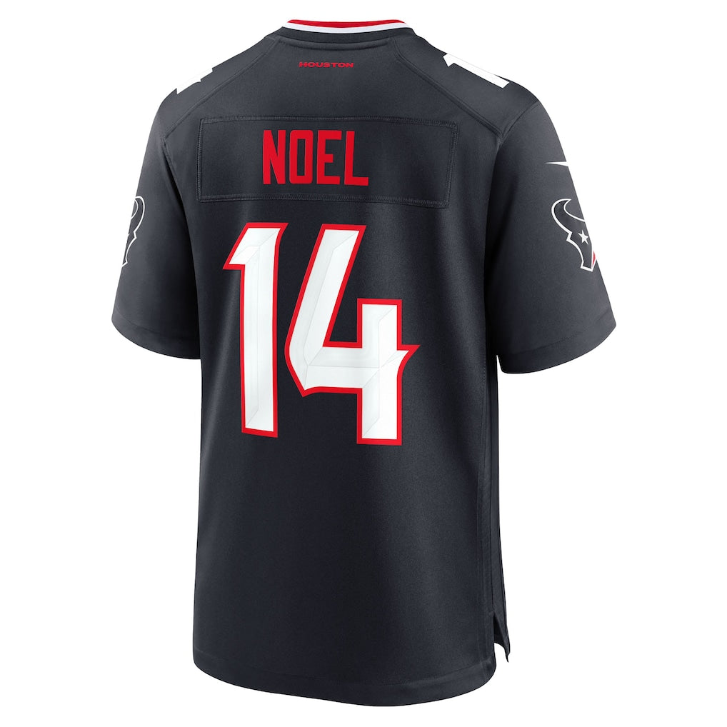 Choea H.Texans #14 Jaylin Noel Navy Team Game Jersey
