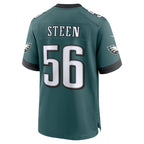 Choea P.Eagles #56 Tyler Steen Midnight Green Team Game Jersey