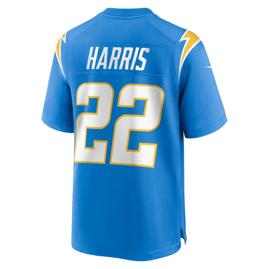 Choea LA.Chargers #22 Najee Harris Powder Blue Player Game Jersey