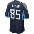 Choea T.Titans #85 Derrick Mason Navy Game Retired Player Jersey