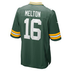 Choea GB.Packers #16 Bo Melton Green Team Game Jersey