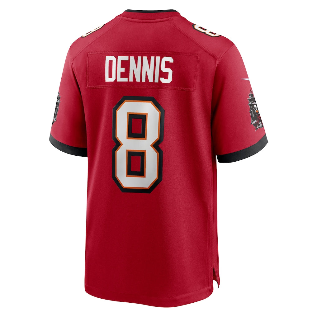 Choea TB.Buccaneers #8 SirVocea Dennis Red Game Jersey