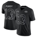 Choea SF.49ers #13 Brock Purdy Player Black Limited 2026 Salute to Service Home Game Stitched Jerseys