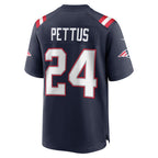 Choea NE.Patriots #24 Dell Pettus Navy Game Retired Player Jersey