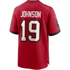 Choea TB.Buccaneers #19 Keyshawn Johnson Red Game Retired Player Jersey