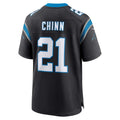 Choea C.Panthers #21 Jeremy Chinn Black Player Game Jersey