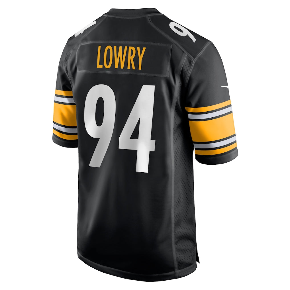 Choea P.Steelers #94 Dean Lowry Black Game Jersey