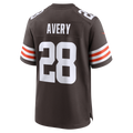 Choea C.Browns #28 Tre Avery Brown Team Game Jersey