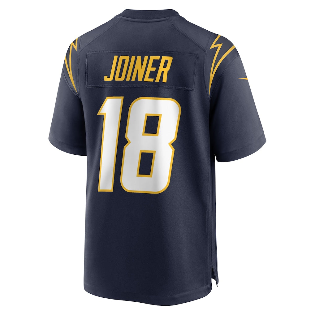 Choea LA.Chargers #18 Charlie Joiner Navy Retired Player Alternate Game Jersey