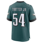 Choea P.Eagles #54 Jeremiah Trotter Jr. Green Game Jersey