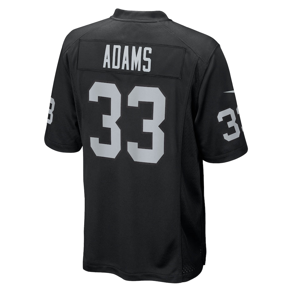Choea LV.Raiders #33 Jamal Adams Black Team Game Jersey