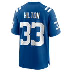 Choea IN.Colts #33 Mike Hilton Royal Team Game Jersey