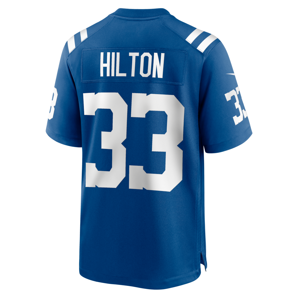 Choea IN.Colts #33 Mike Hilton Royal Team Game Jersey