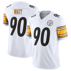 Choea #90 T.J. Watt Player P.Steelers White Vapor F.U.S.E. Limited Stitched Jerseys