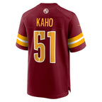 Choea W.Commanders #51 Ale Kaho Burgundy Team Game Jersey