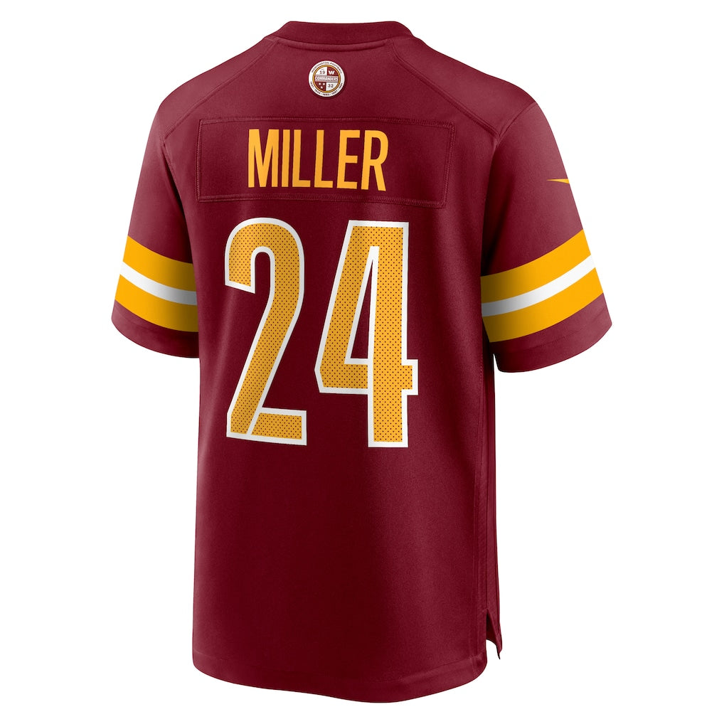 Choea W.Commanders #24 Von Miller Burgundy Team Game Jersey