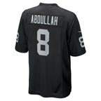 Choea LV.Raiders #8 Ameer Abdullah Black Team Game Jersey