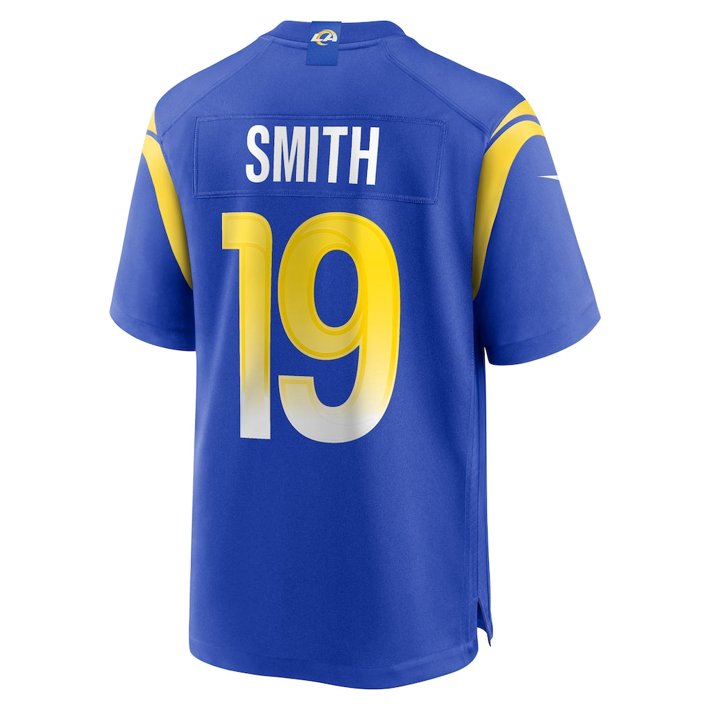 Choea LA.Rams #19 Xavier Smith Royal Home Game Jersey