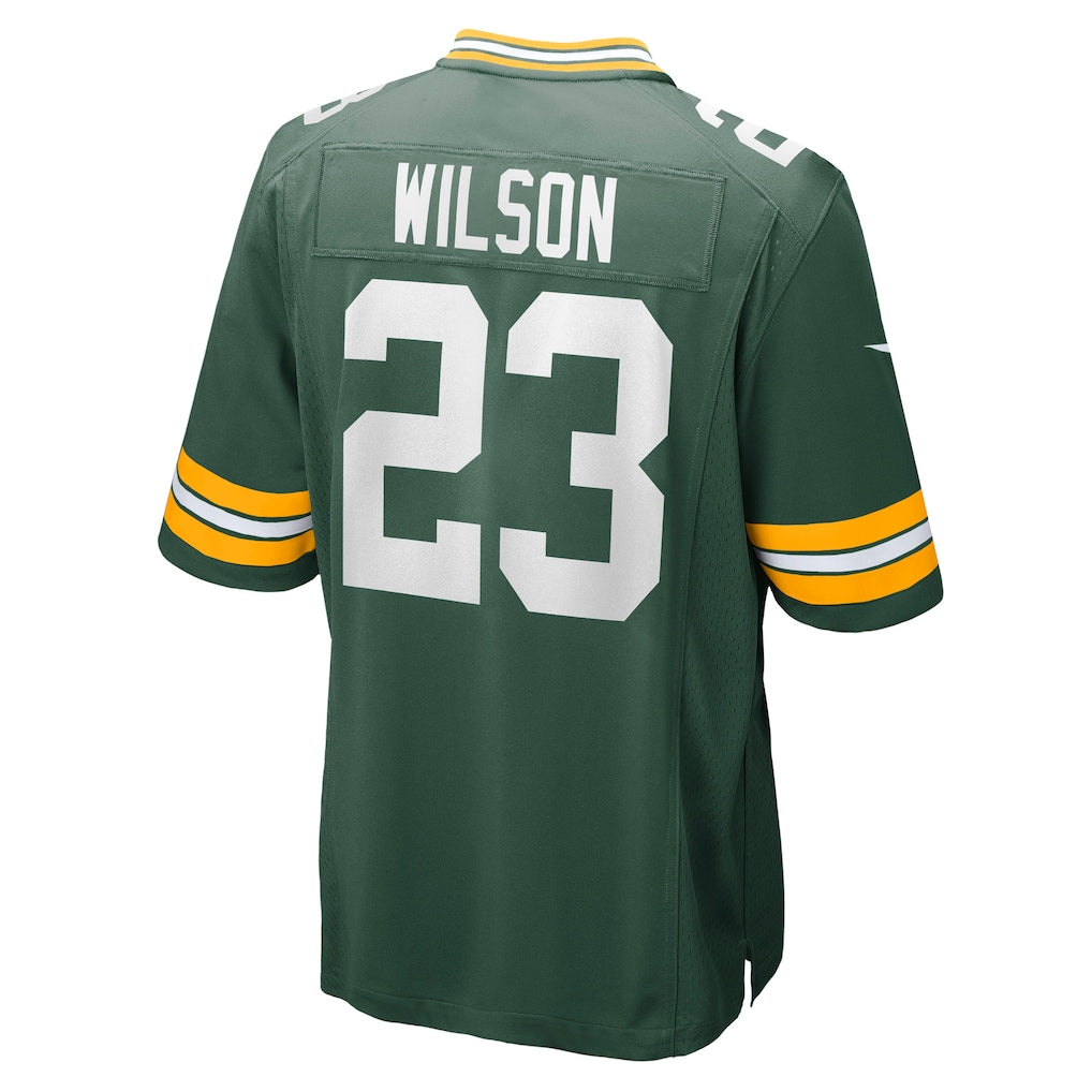 Choea GB.Packers #23 Emanuel Wilson Green Team Game Jersey
