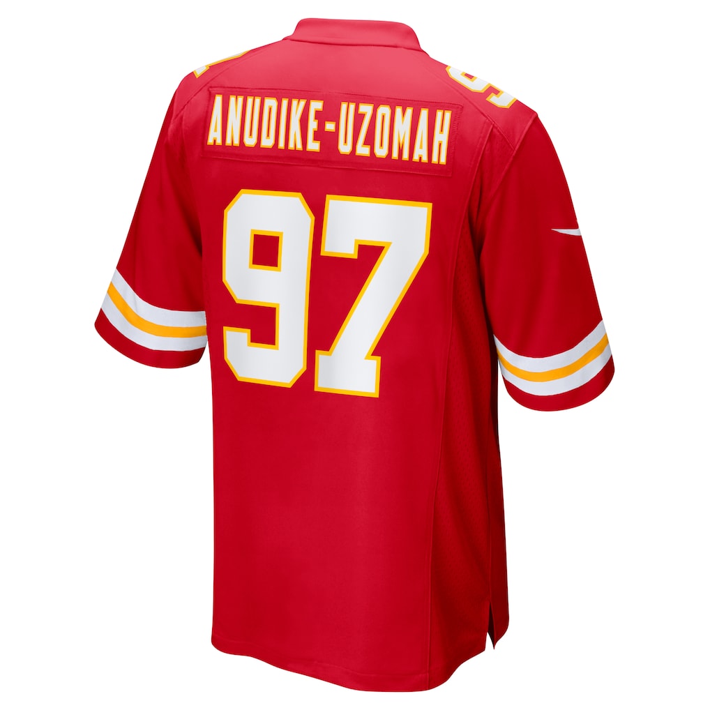 Choea KC.Chiefs #97 Felix Anudike-Uzomah Red Game Jersey