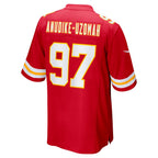 Choea KC.Chiefs #97 Felix Anudike-Uzomah Red Game Jersey
