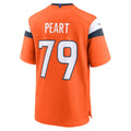 Choea D.Broncos #79 Matt Peart Orange Team Game Jersey