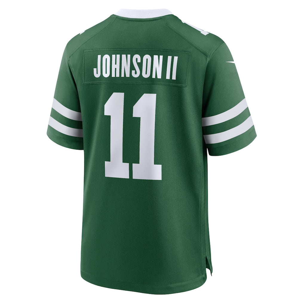 Choea NY.Jets #11 Jermaine Johnson II Legacy Green Game Jersey
