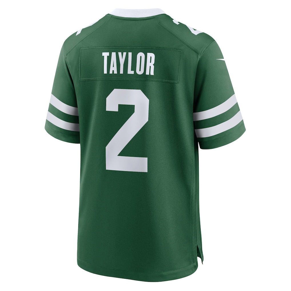 Choea NY.Jets #2 Tyrod Taylor Legacy Green Team Game Jersey