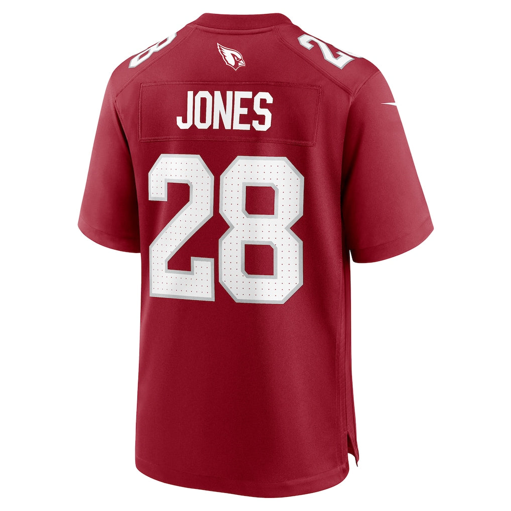 Choea A.Cardinals #28 Elijah Jones Cardinal Team Game Jersey