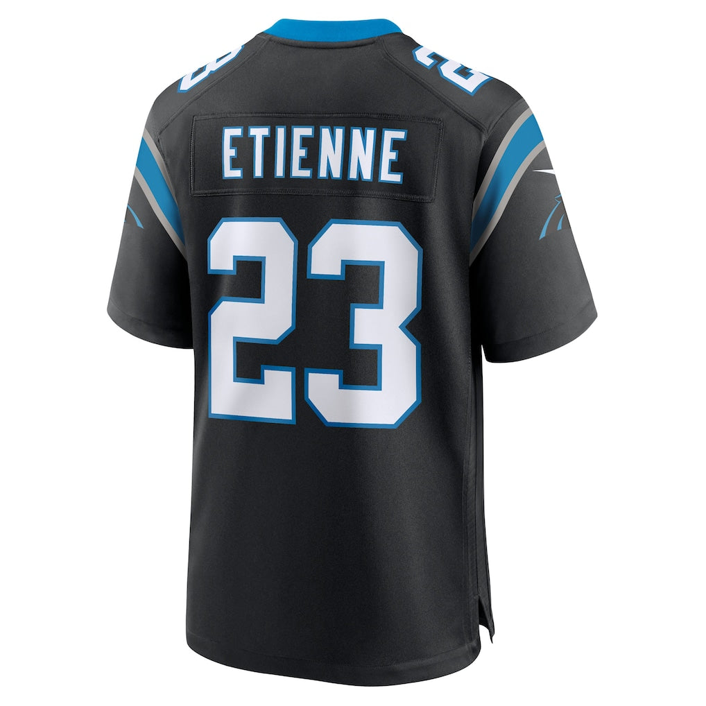 Choea C.Panthers #23 Trevor Etienne Black Team Game Jersey