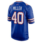Choea B.Bills #40 Von Miller Royal Game Jersey