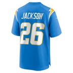 Choea LA.Chargers #26 Donte Jackson Powder Blue Team Game Jersey