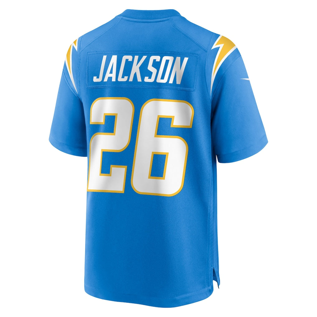 Choea LA.Chargers #26 Donte Jackson Powder Blue Team Game Jersey