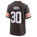 Choea C.Browns #30 Devin Bush Brown Game Jersey