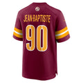 Choea W.Commanders #90 Javontae Jean-Baptiste Burgundy Game Jersey
