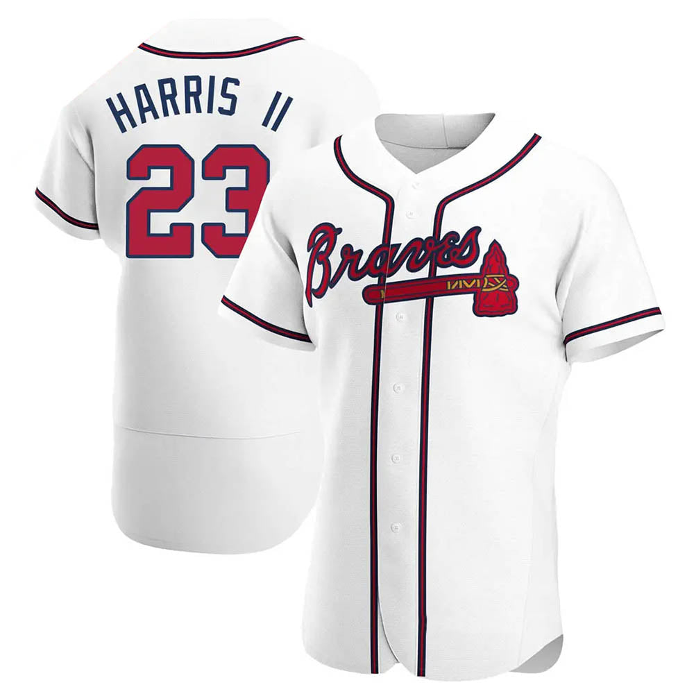 Choea A.Braves #23 Michael Harris II player White Authentic Home Stitched Jerseys