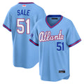 Choea A.Braves #51 Chris Sale Player Powder Blue 2026 City Connect T shirt Stitched Jerseys