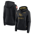 Choea A.Cardinals Black Salute to Service Limited Hoodies Blank Player Stitched Jerseys