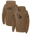 Choea A.Cardinals Brown Salute To Service Limited Hoodies Blank Player Stitched Jerseys