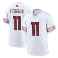 Choea A.Cardinals #11 Larry Fitzgerald Player White Home Game Stitched Jerseys