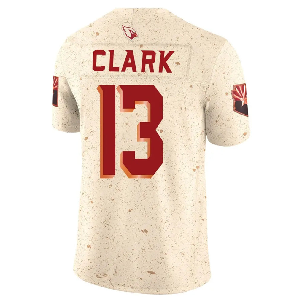 Choea A.Cardinals #13 Kei'Trel Clark Player Cream Rivalries Collection Vapor Limited Home Game Stitched Jerseys