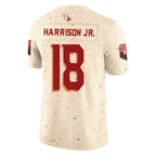 Choea A.Cardinals #18 Marvin Harrison Jr. Player Cream Rivalries Collection Vapor Limited Home Game Stitched Jerseys