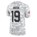 Choea A.Cardinals #19 Carson Beck Player Camo Salute to Service Limited Home Stitched Jerseys