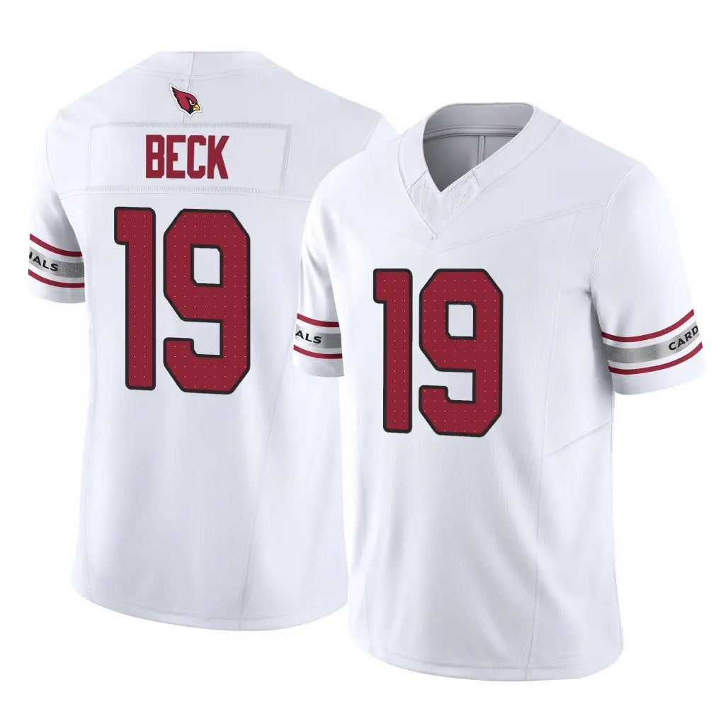 Choea A.Cardinals #19 Carson Beck Player White Vapor F.U.S.E. Limited Home Game Stitched Jerseys