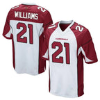 Choea A.Cardinals #21 Garrett Williams Player White Cardinal Home Game Stitched Jerseys