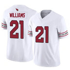Choea A.Cardinals #21 Garrett Williams Player White Game Home Stitched Jerseys