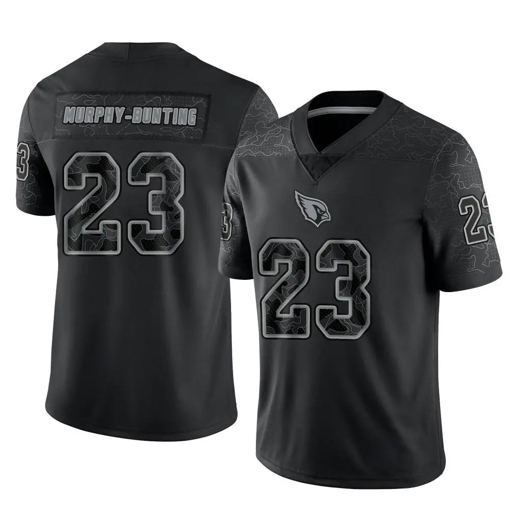 Choea A.Cardinals #23 Sean Murphy-Bunting Player Black RFLCTV Limited Home Game Stitched Jerseys