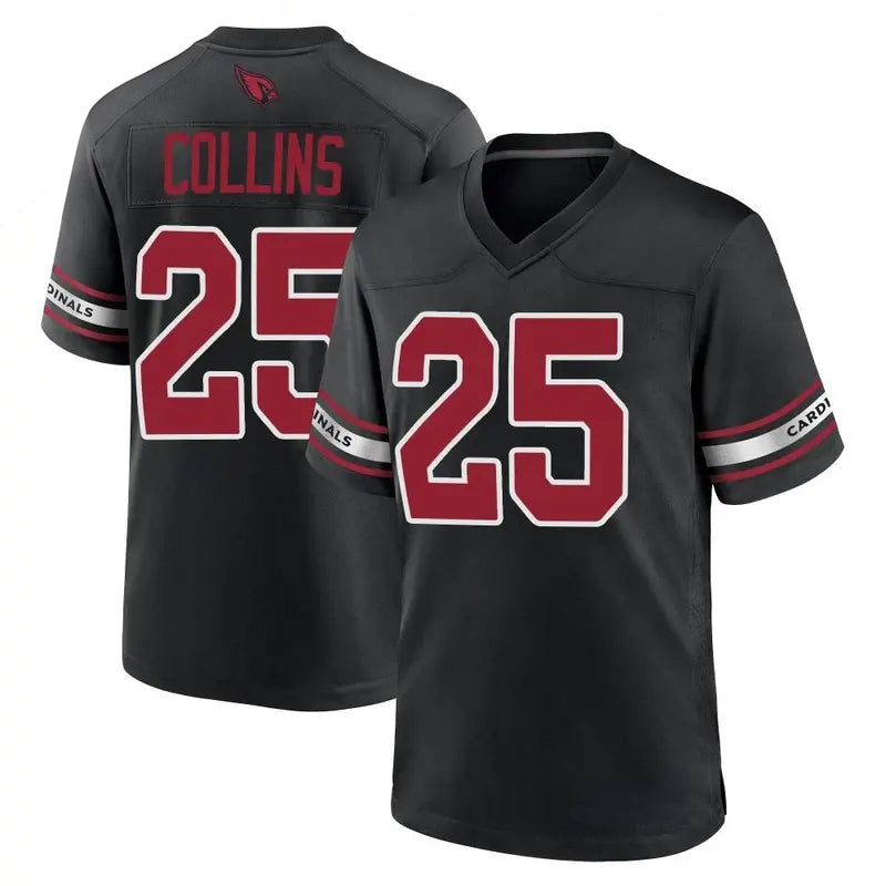 Choea A.Cardinals #25 Zaven Collins Player Black Game Home Stitched Jerseys